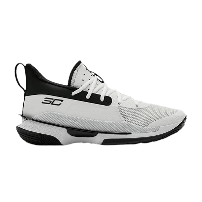 Pre-owned Under Armour Curry 7 Team 'white Black'