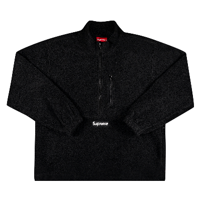 Pre-owned Supreme Kids'  X Polartec Half Zip Pullover 'black'