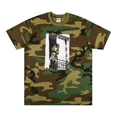 Pre-owned Supreme X Antihero Balcony Tee 'woodland Camo' In Multi-color