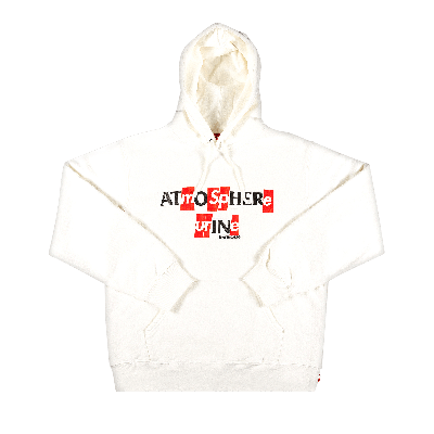 Pre-owned Supreme X Antihero Hooded Sweatshirt 'white'