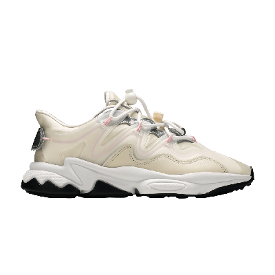 Pre-owned Adidas Originals Wmns Ozweego Plus 'chalk White Pink' In Cream