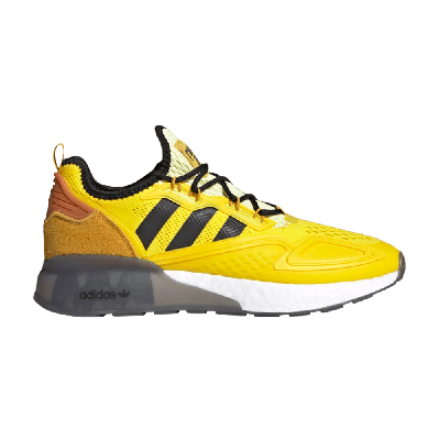 Pre-owned Adidas Originals Ninja X Zx 2k Boost 'time In - Yellow Legacy Gold'