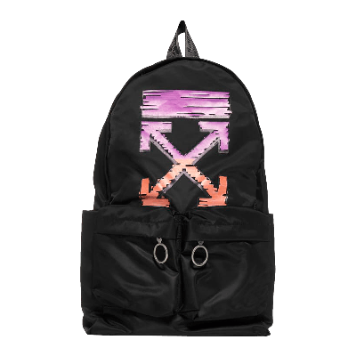 Pre-owned Off-white Marker Backpack 'black/fuchsia'