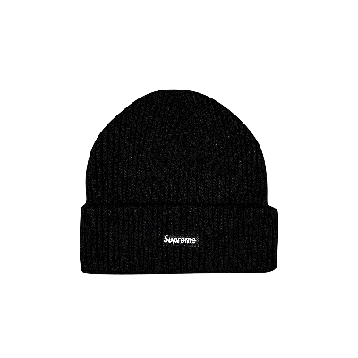 Pre-owned Supreme Wide Rib Beanie 'black'