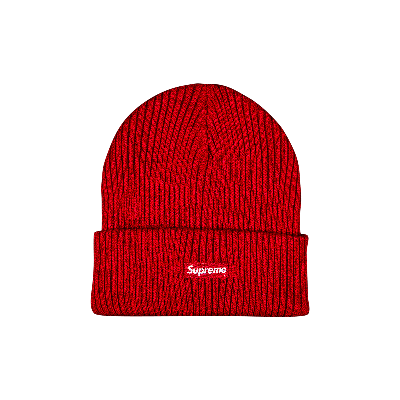 Pre-owned Supreme Wide Rib Beanie 'red'