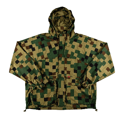 Pre-owned Supreme Technical Field Jacket 'olive Digi Camo' In Green