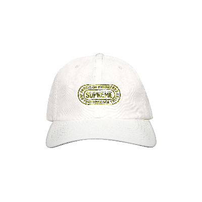 Pre-owned Supreme Precision 6-panel 'white'