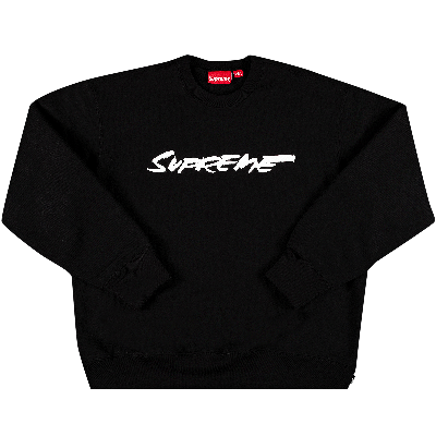 Pre-owned Supreme Futura Logo Crewneck 'black'