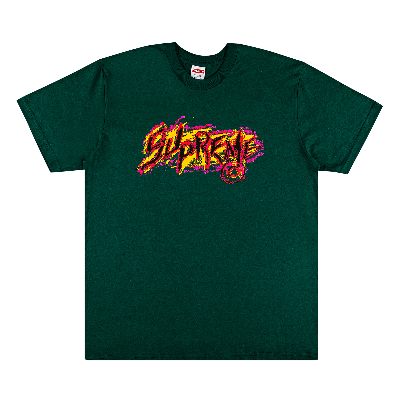 Pre-owned Supreme Scratch Tee 'dark Green'