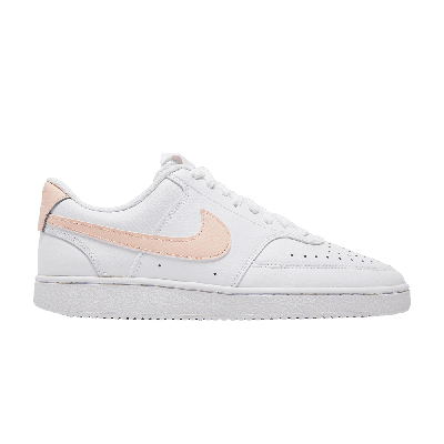 Pre-owned Nike Wmns Court Vision Low 'washed Coral' In White
