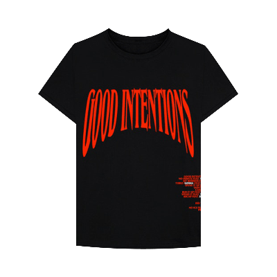 Pre-owned Vlone X Nav Good Intentions T-shirt 'black'