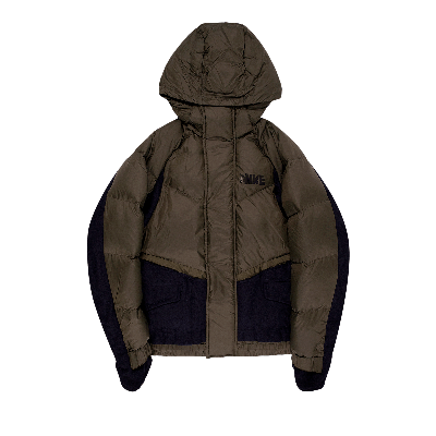 Pre-owned Nike X Sacai Parka 'sequoia' In Green
