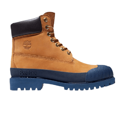 Pre-owned Timberland Bee Line X 6 Inch 'wheat Navy' In Brown