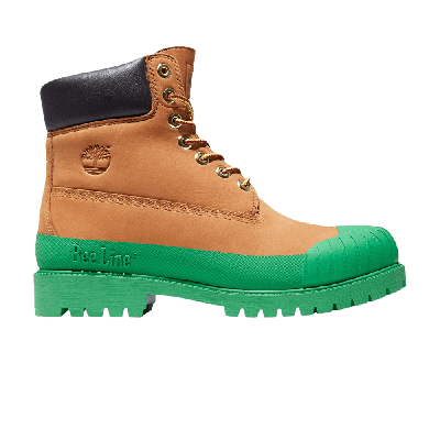 Pre-owned Timberland Bee Line X 6 Inch 'wheat Green' In Brown