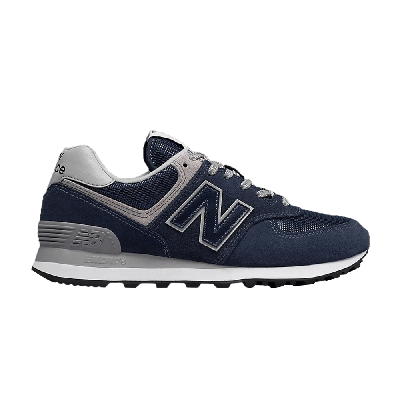 Pre-owned New Balance Wmns 574 Core 'navy' In Blue