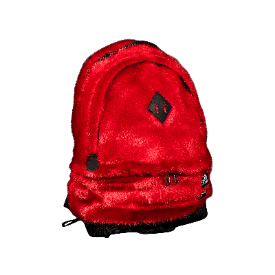 Pre-owned Supreme X The North Face Faux Fur Backpack 'red'