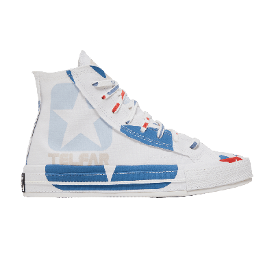 Pre-owned Converse Telfar X Chuck 70 High 'archival Star Print' In White