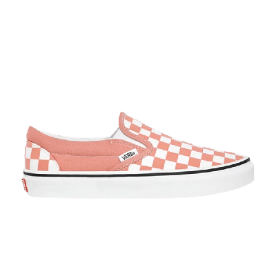 Pre-owned Vans Classic Slip-on 'rose Dawn Checkerboard' In Pink