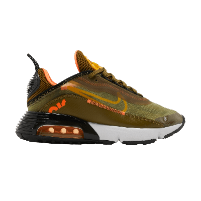 Pre-owned Nike Wmns Air Max 2090 'olive Flak' In Green