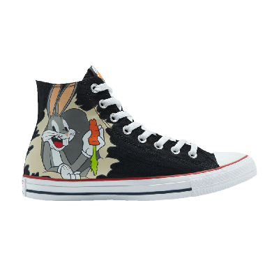 Pre-owned Converse Looney Tunes X Chuck Taylor All Star High '80th Anniversary - Bugs Bunny's Mischief' In Black