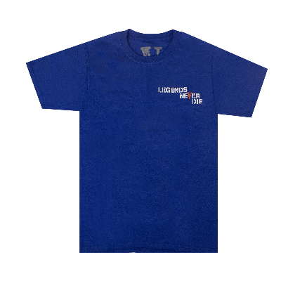 Pre-owned Vlone X Juice Wrld 999 Short-sleeve T-shirt 'blue'