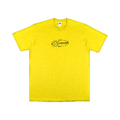 Pre-owned Supreme Classics Tee 'lemon' In Yellow