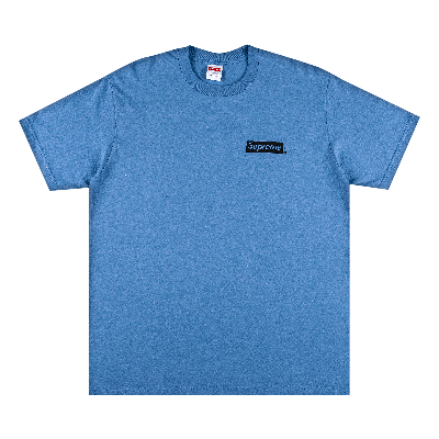Pre-owned Supreme No More Shit Tee 'dusty Light Royal' In Blue
