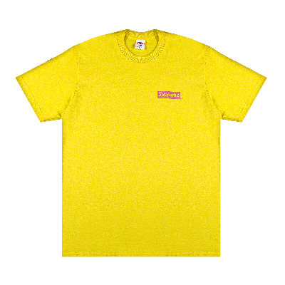 Pre-owned Supreme No More Shit Tee 'lemon' In Yellow