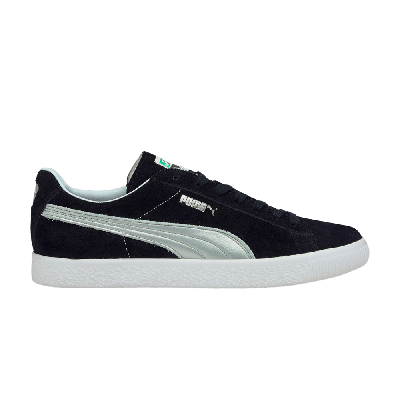 Pre-owned Puma Suede Vintage Made In Japan 'black Silver'