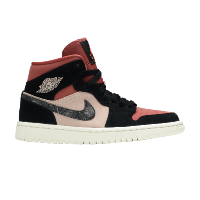 Pre-owned Air Jordan Wmns  1 Mid 'canyon Rust' In Red