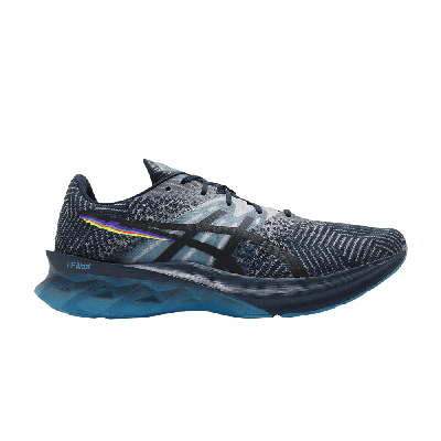 Pre-owned Asics Novablast 'pixel Noise - French Blue'