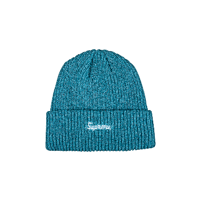 Pre-owned Supreme Loose Gauge Beanie 'aqua' In Blue