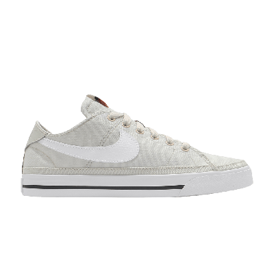Pre-owned Nike Wmns Court Legacy Canvas 'light Bone' In Cream