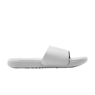 Pre-owned Under Armour Wmns Ansa Fixed Slides 'triple White'