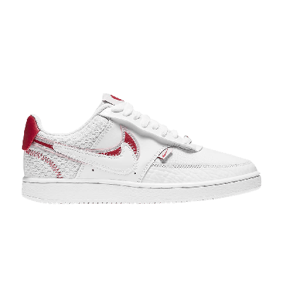 Pre-owned Nike Wmns Court Vision Low Premium 'valentine's Day' In White