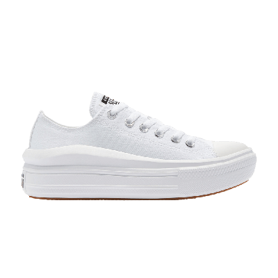 Pre-owned Converse Wmns Chuck Taylor All Star Move Low 'white'