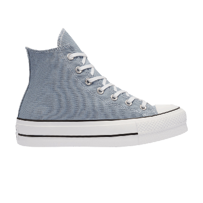 Pre-owned Converse Wmns Chuck Taylor All Star Platform High 'obsidian Mist' In Blue