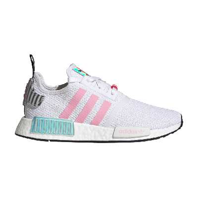 Pre-owned Adidas Originals Wmns Nmd_r1 'white True Pink Hologram'