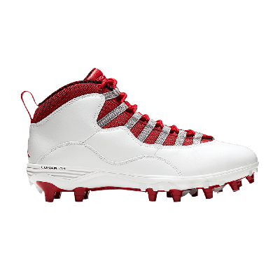 Pre-owned Air Jordan 10 Td Mid 'white Gym Red'