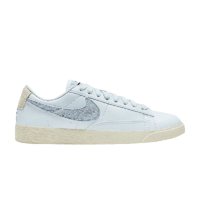 Pre-owned Nike Wmns Blazer Low Se 'recycled Wool Pack- Light Armory Blue'
