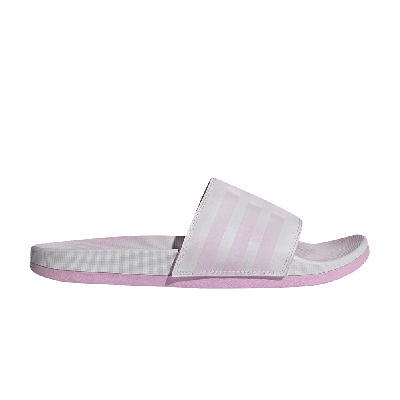 Pre-owned Adidas Originals Wmns Adilette Comfort Slides 'grey Clear Lilac' In Purple