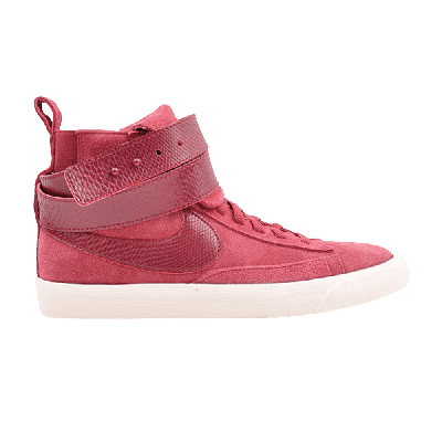 Pre-owned Nike Wmns Blazer Mid Twist Suede 'cherrywood Red'