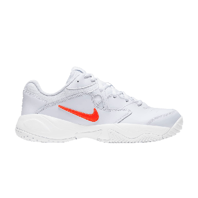 Pre-owned Nike Wmns Court Lite 2 'football Grey Bright Crimson'