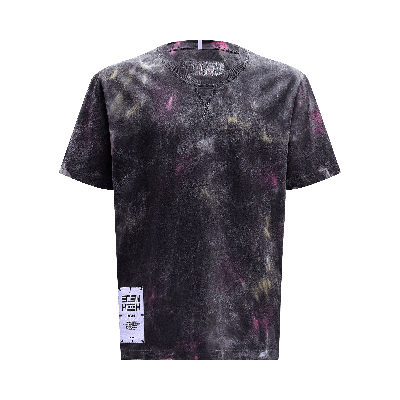 Pre-owned Mcq By Alexander Mcqueen Tie Dye T-shirt 'black/grey Mix'