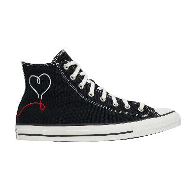 Pre-owned Converse Chuck Taylor All Star High 'made With Love - Black'