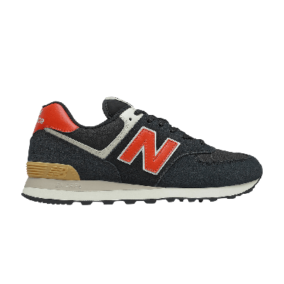 Pre-owned New Balance 574 'black Ghost Pepper'