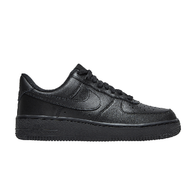 Pre-owned Nike Wmns Air Force 1 '07 'triple Black'
