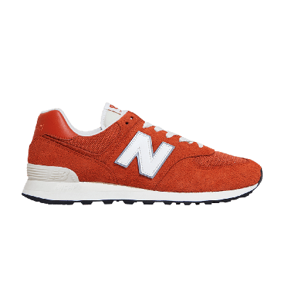 Pre-owned New Balance Size? X 574 'college Pack' In Orange