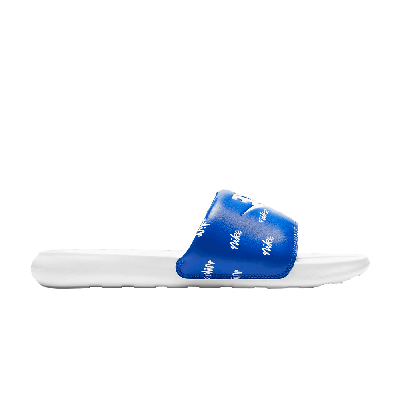 Pre-owned Nike Victori One Printed Slide 'all-over  Print' In Blue
