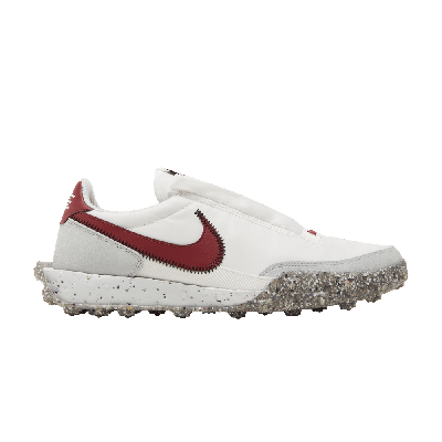 Pre-owned Nike Wmns Waffle Racer Crater 'summit White Team Red'